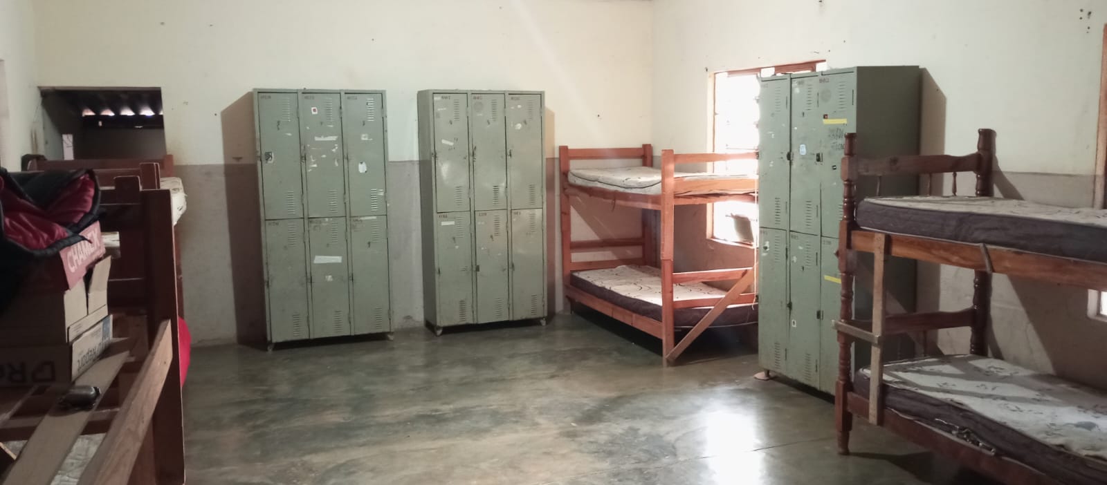 Foto do refeitório da comunidade terapêutica